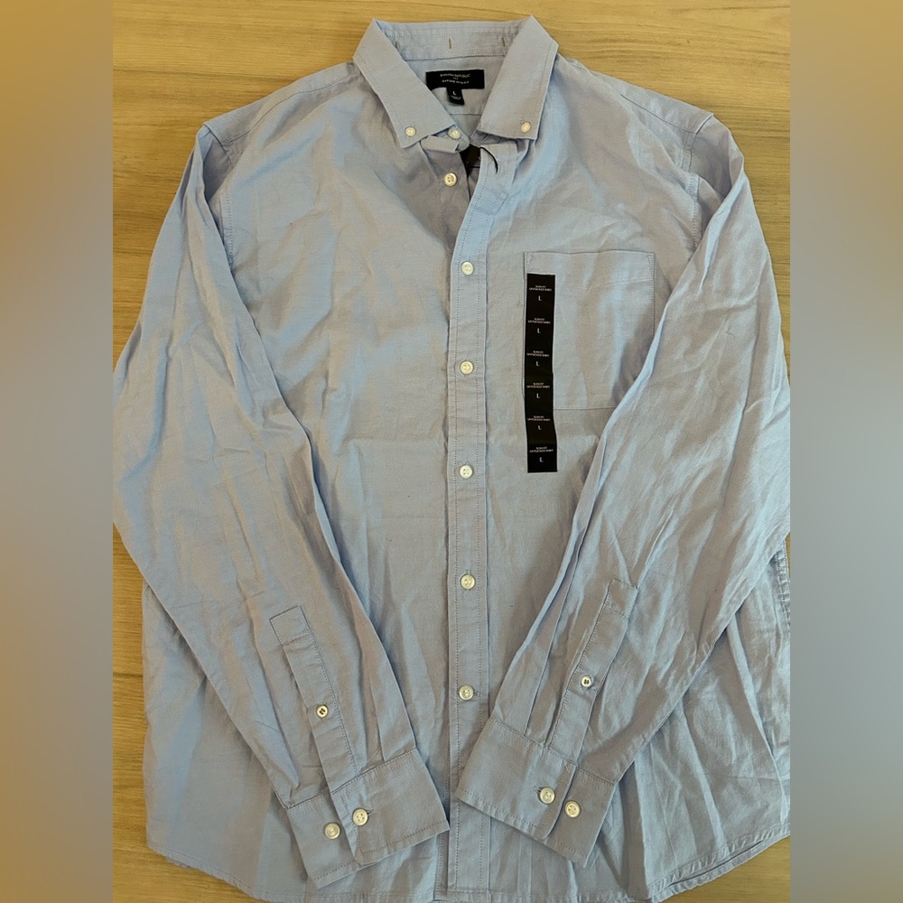 NWT Banana Republic Men’s Cotton Button Down Shirt